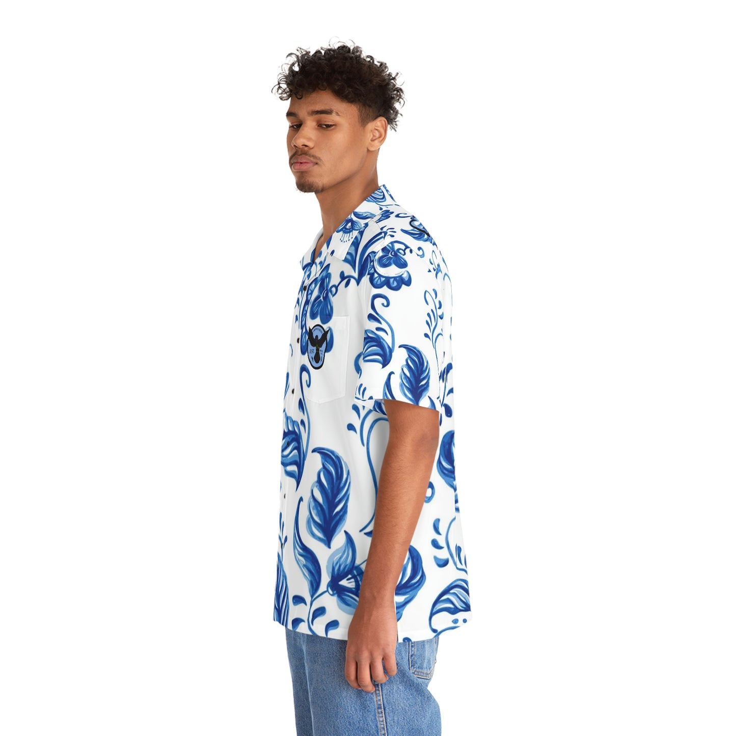Crowgodshi Men's Hawaiian Shirt