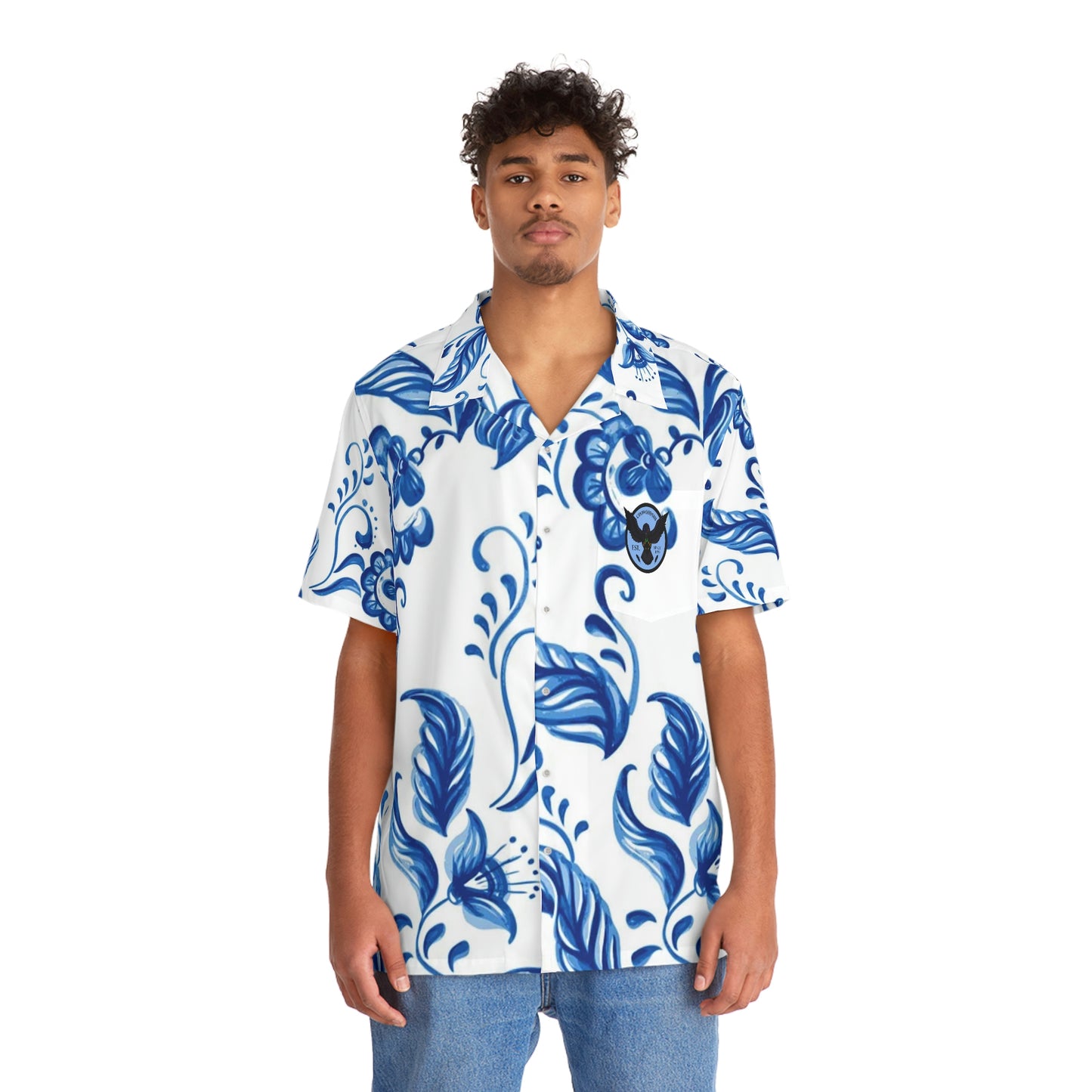 Crowgodshi Men's Hawaiian Shirt